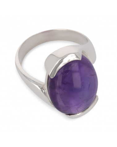 Gift Idea Mom-Fine Stones-Ring-Amethyst-Sterling Silver-Woman