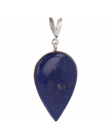 Pendentif en belle pierre de lapis lazuli forme poire