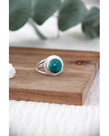 Gift Idea Woman-Fine Stones-Ring-Turquoise-Silver 925-000-Woman