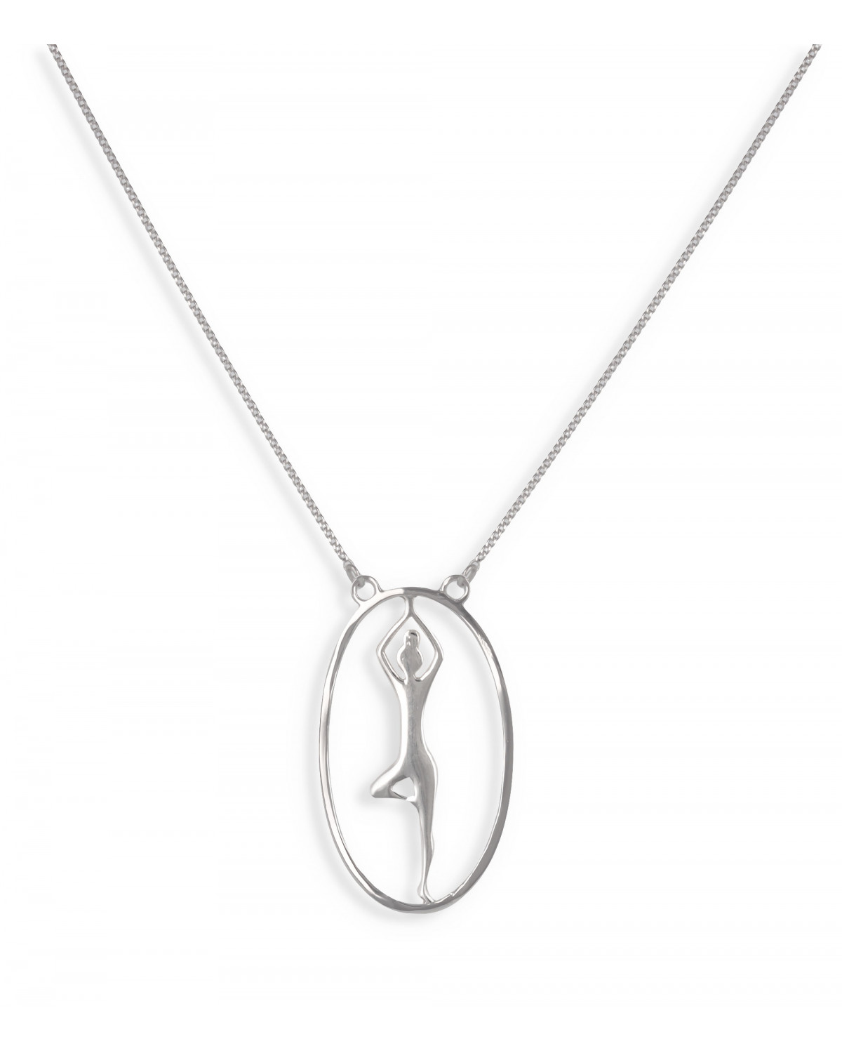 925 Sterling Silver Yoga Necklace