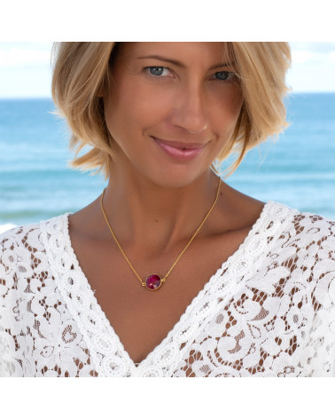 Regalo per donna Collana di moda placcato oro triangolo rovesciato stilizzato