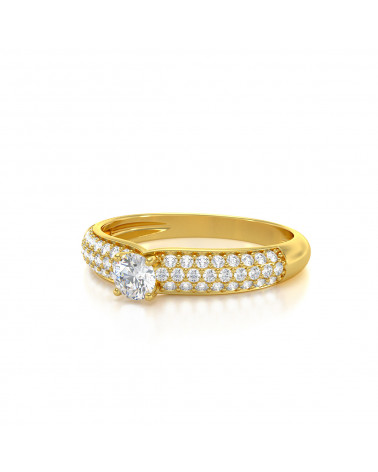 Gold Diamonds Ring 1.978grs ADEN - 4