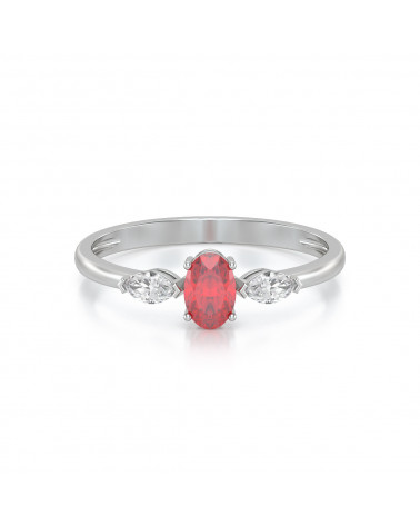 Gold Ruby Diamonds Ring ADEN - 3
