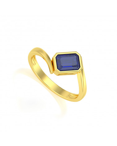 Gold Sapphire Ring ADEN - 1