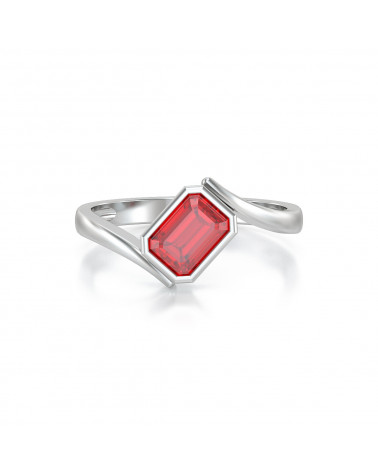 925 Silver Ruby Ring ADEN - 3
