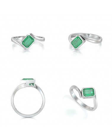 Gold Emerald Ring ADEN - 3