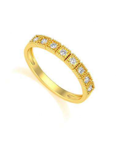 Gold Diamonds Ring 1.99grs ADEN - 1