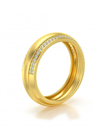 Gold Onyx Diamanten Biker Ringe ADEN - 4