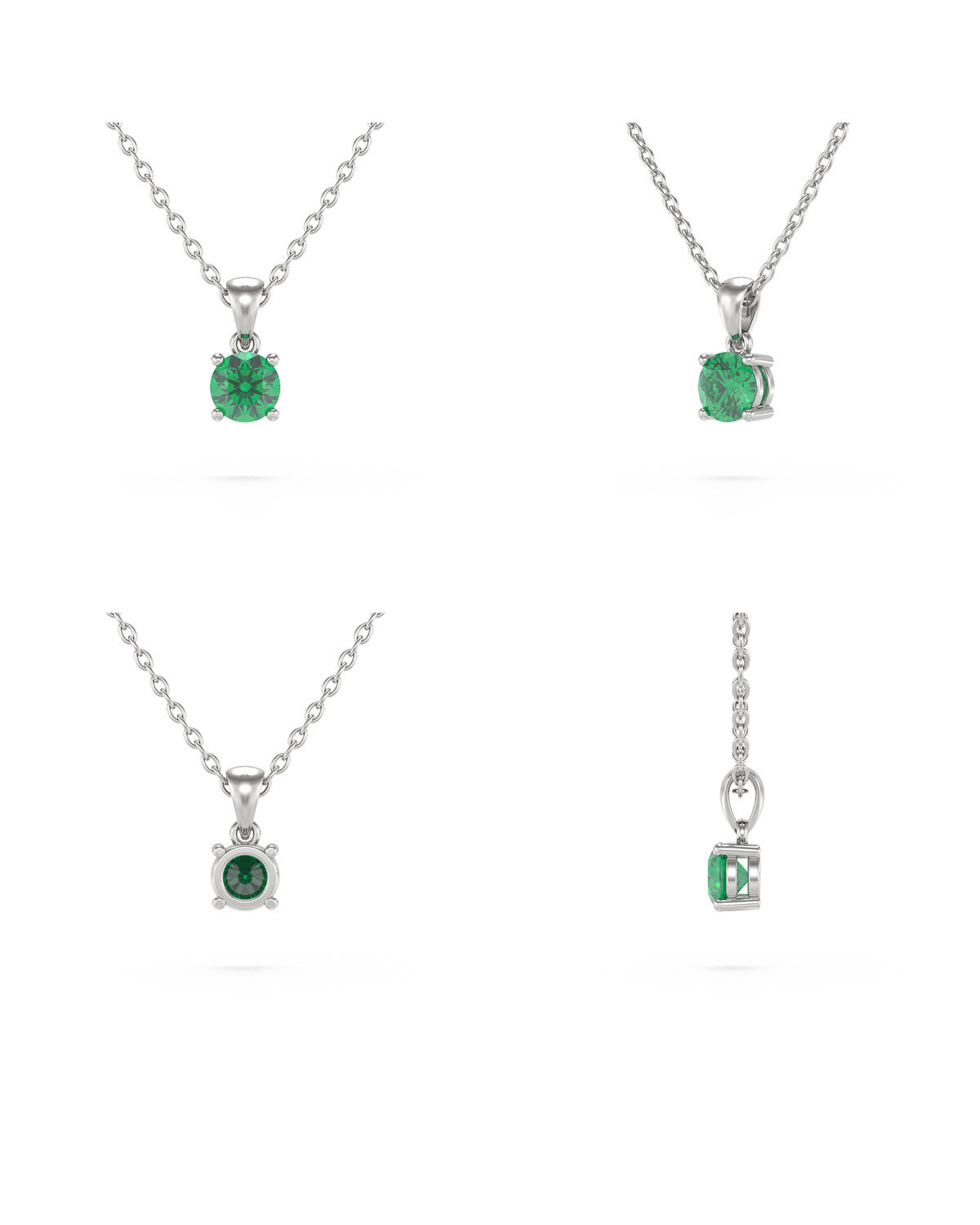 Emerald necklace deals pandora