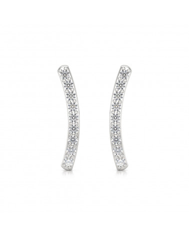 Pendientes Diamantes Plata de Ley 925