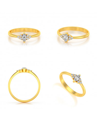 Gold Diamonds Ring