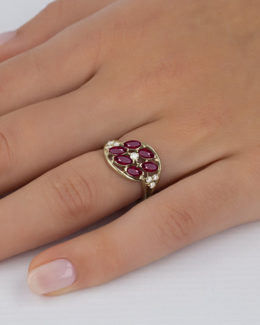 Gold Ruby Ring 1.88grs