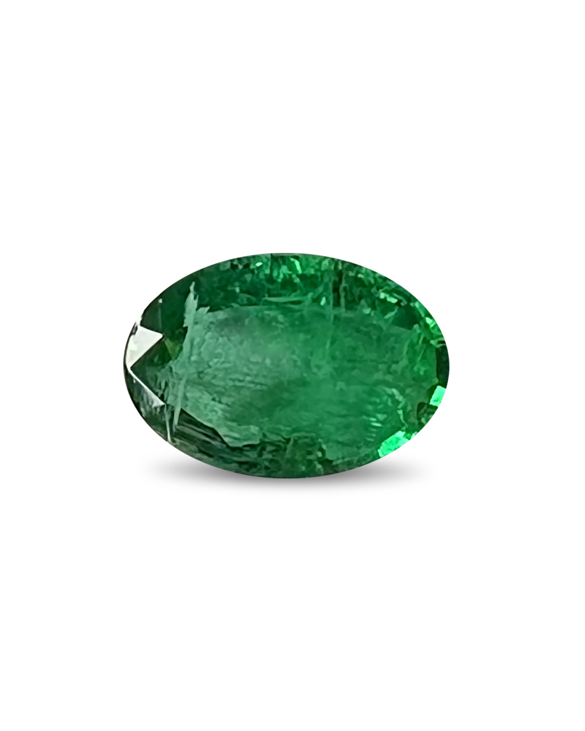 Ovaler Smaragd 3,07 Karat 8,30x11,90 AAA VVVS Sambia
