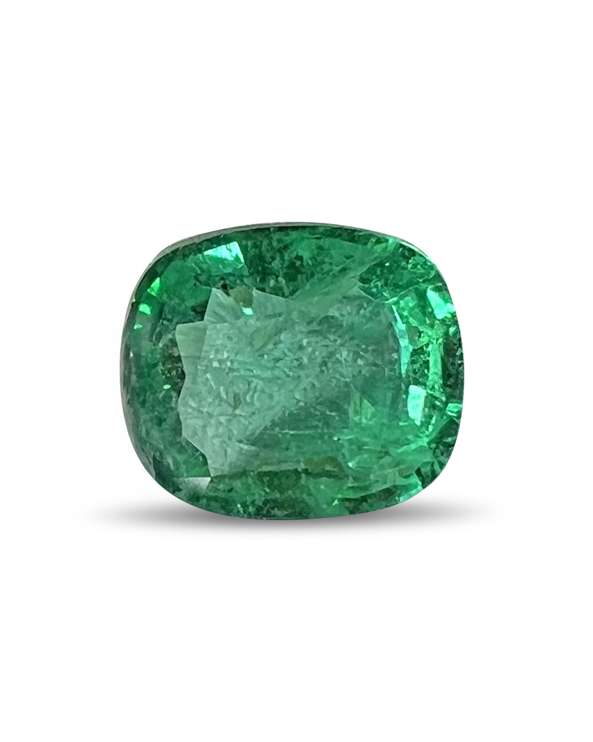 Smeraldo a Cuscino 3,30 Carati 9,10x10,50 AAA VVVS Zambia