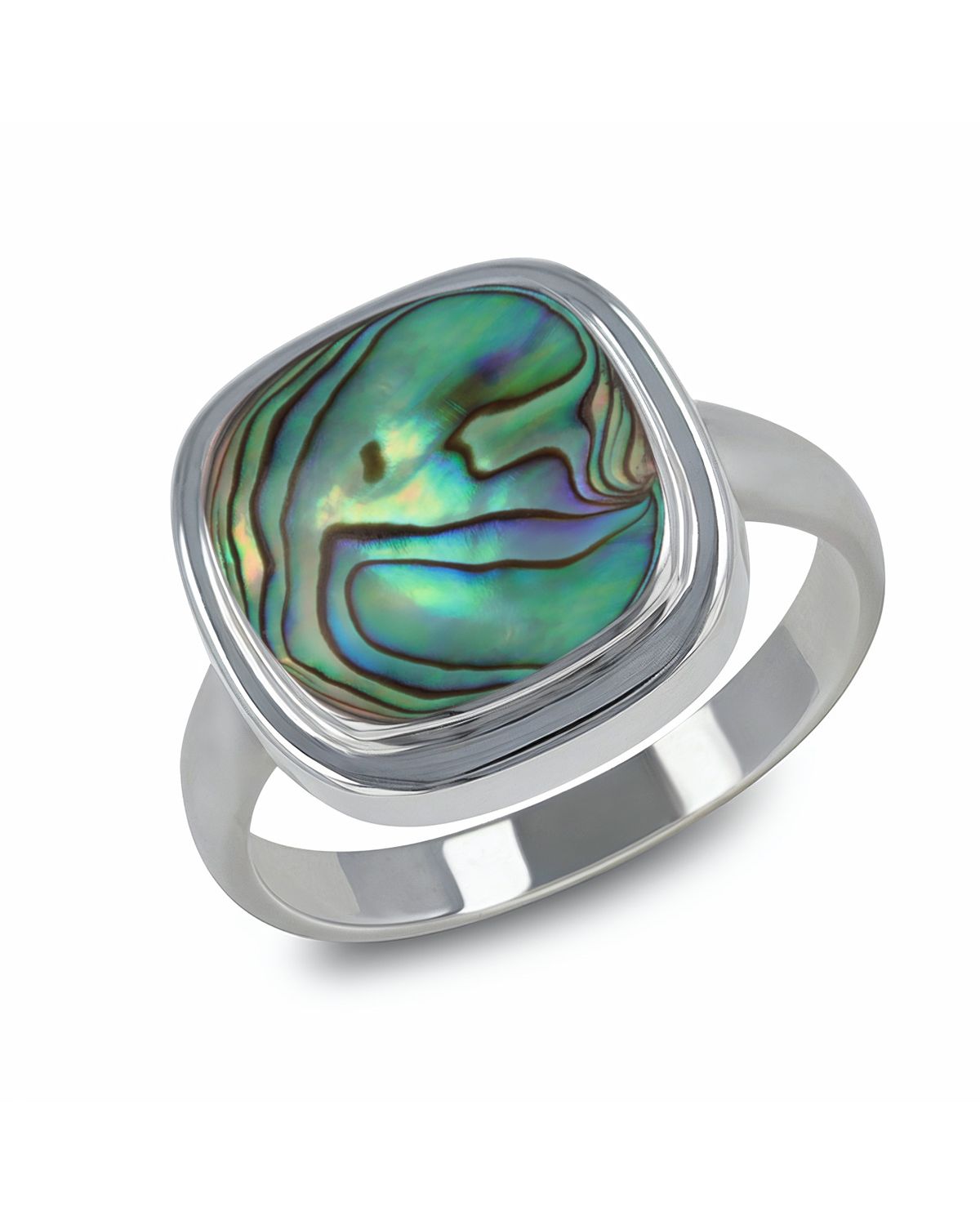 Anillo de Plata 925 con Nácar de Abulón - Soraya