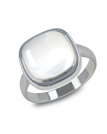 Bague en Argent 925 avec Nacre Blanche - OceanaBague en Argent 925 avec Nacre Abalone - Soraya