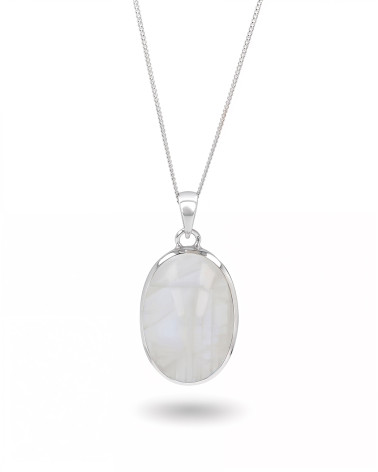 Ciondolo in Pietra di Luna e Argento 925 - Eleganza e Femminilità