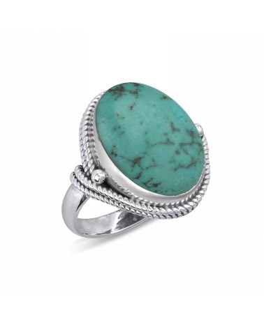 Anillo Piedra luna Forma Oval Plata de Ley 925
